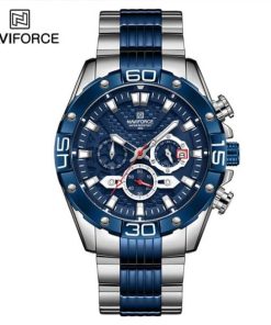 Naviforce 8019 CH (Silver Blue)